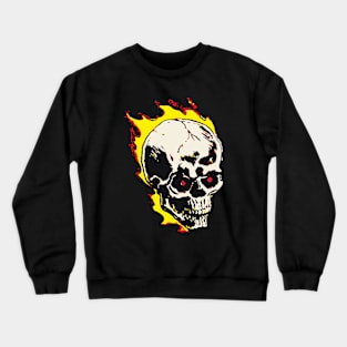 Fire Skull Crewneck Sweatshirt